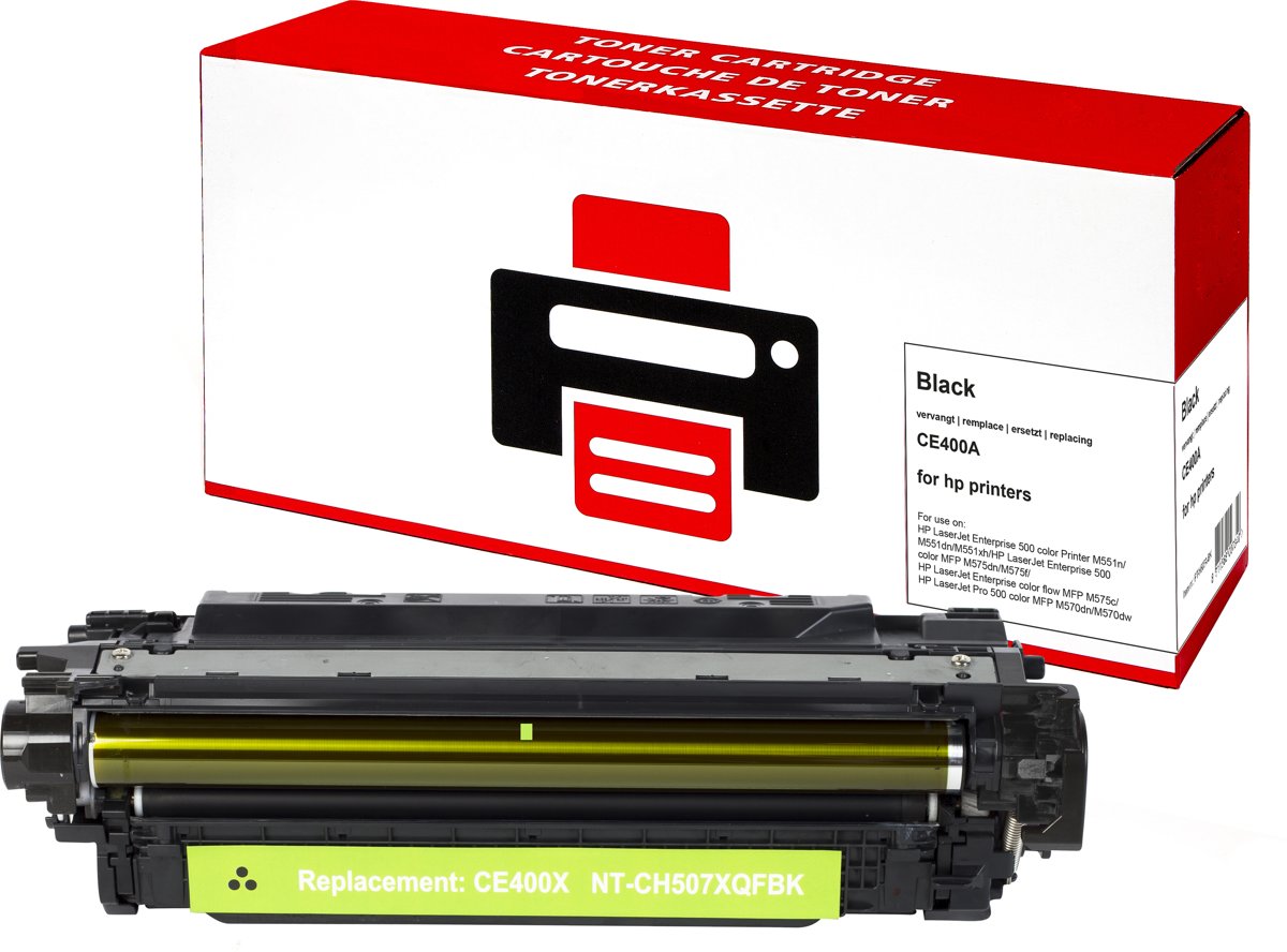 HP 507X (CE400X) toner |Zwart| - Pixeljet